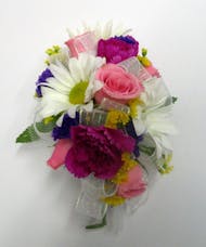 Mixed Flower Pin On Corsage