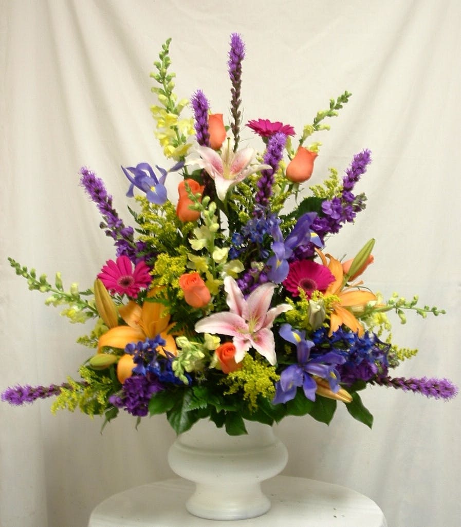 Elegant Sympathy | Bright Funeral Flower Delivery Salisbury (MD) Kitty ...